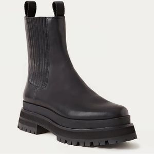 LOEFELER RANDALL Toni Black Platform Boot, size 10.5 Black